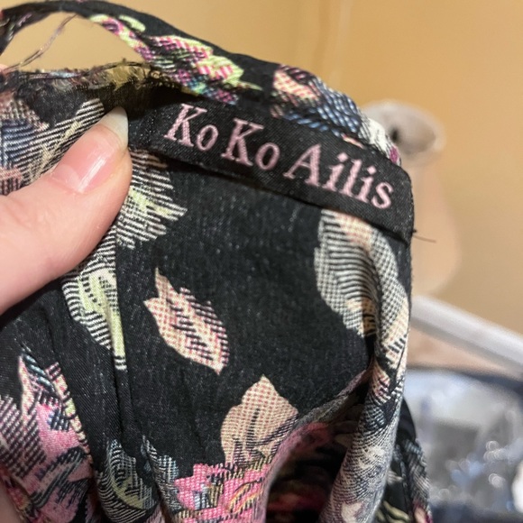 Multicolored floral dress - Picture 4 of 4